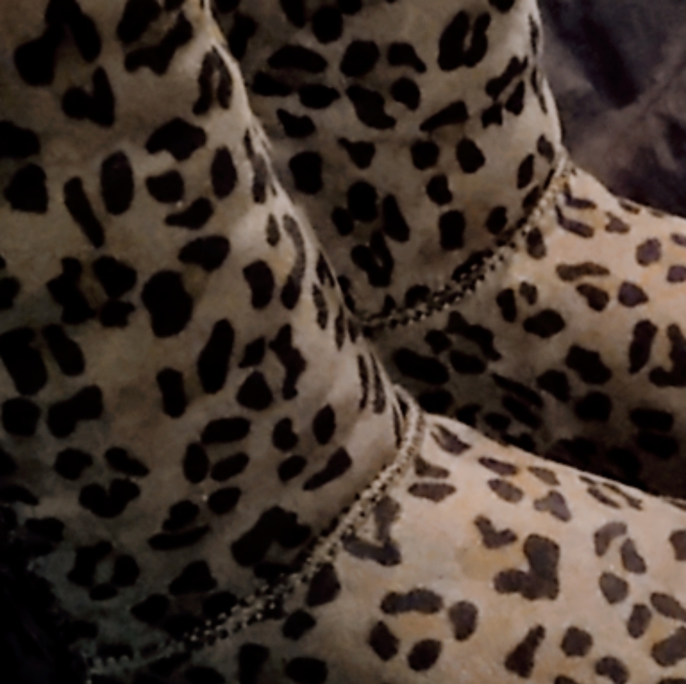 Soda Cheetah Print Tall Pull-On Boots Size 6/7 - image 8